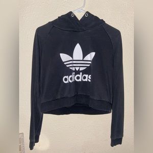 Cropped Adidas hoodie